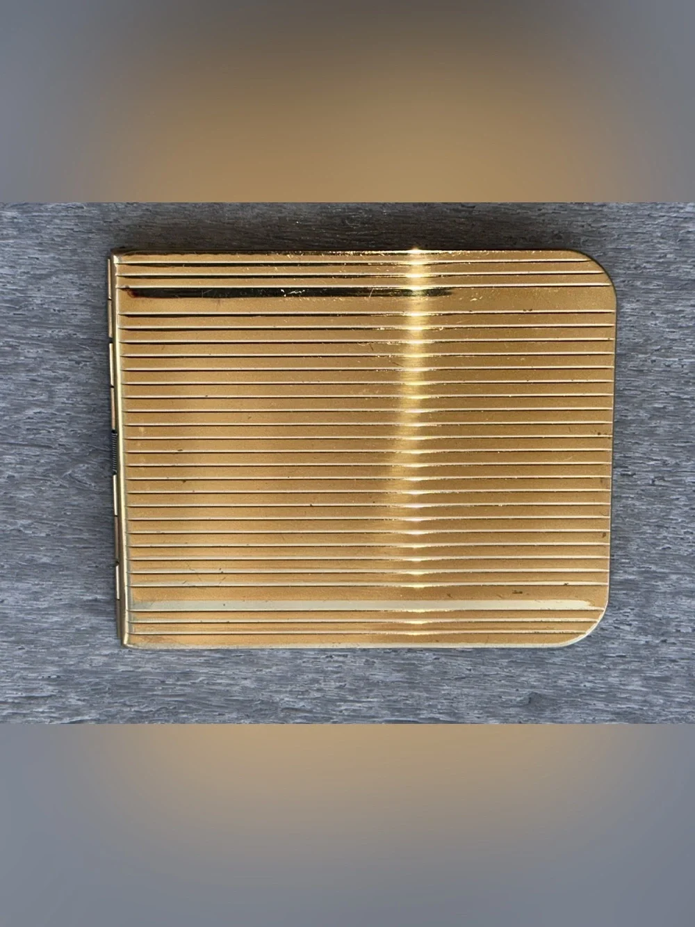 Vintage Vingard Swiss Wind-Up Watch Money Clip | Working | Mid-Century